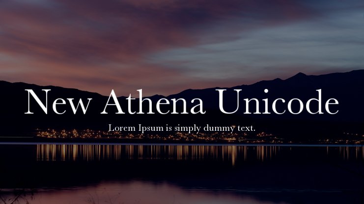 Пример шрифта New Athena Unicode #1