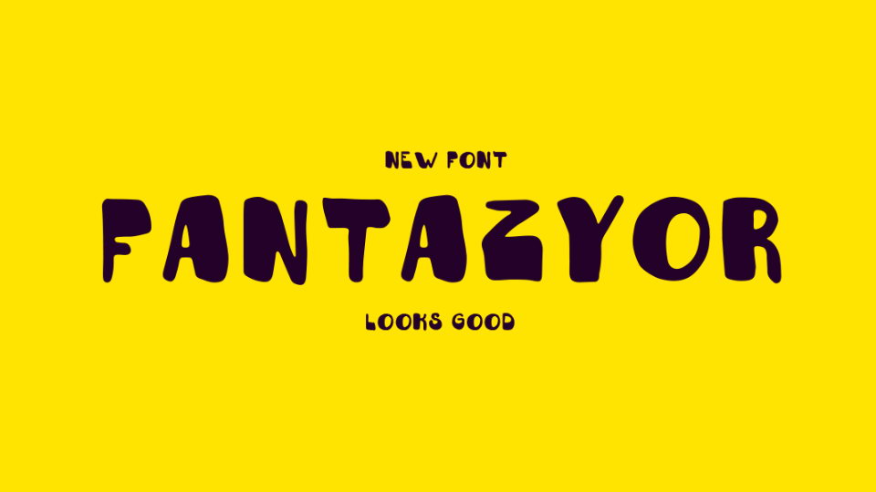 Пример шрифта Fantazyor #1