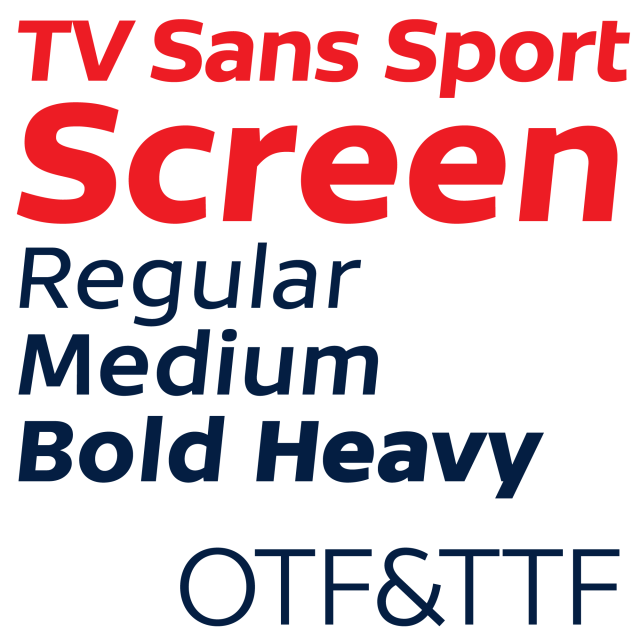 Пример шрифта TV Sans Sport Screen #1
