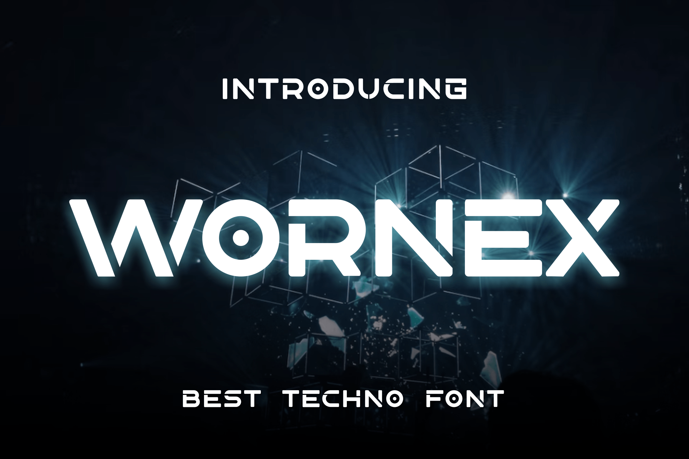 Пример шрифта Wornex #1