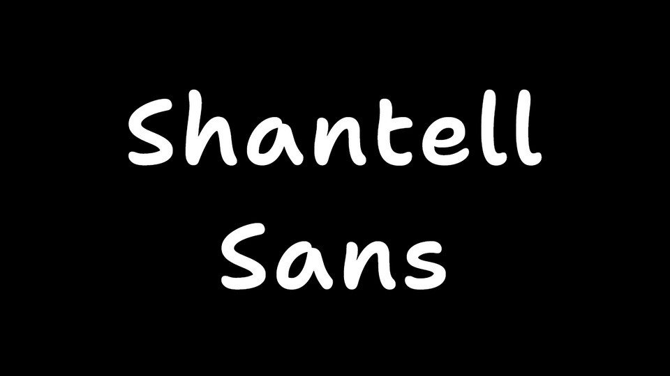 Пример шрифта Shantell Sans Irregular #1