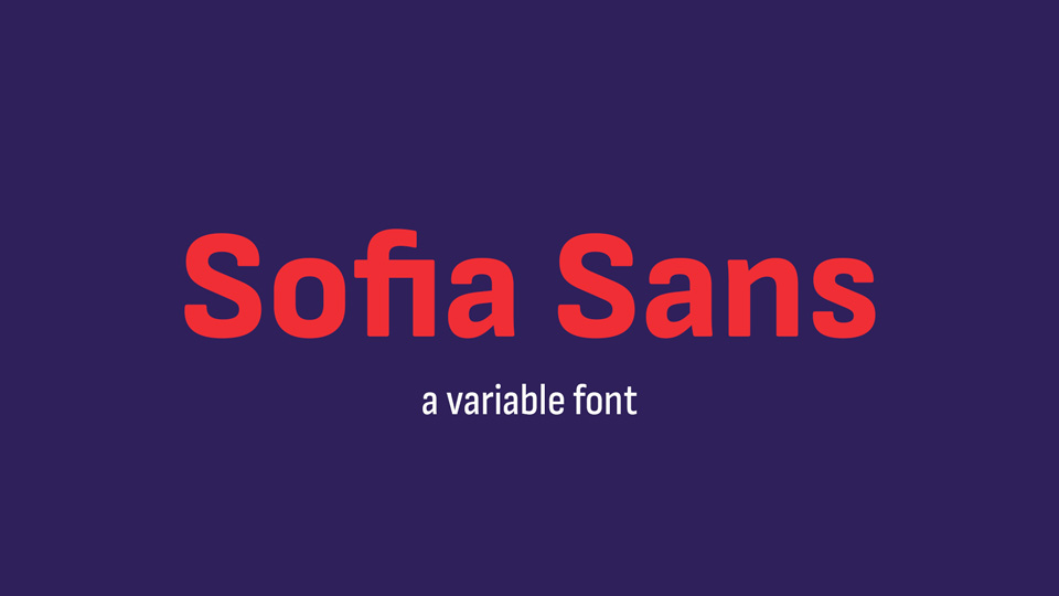 Пример шрифта Sofia Sans #1