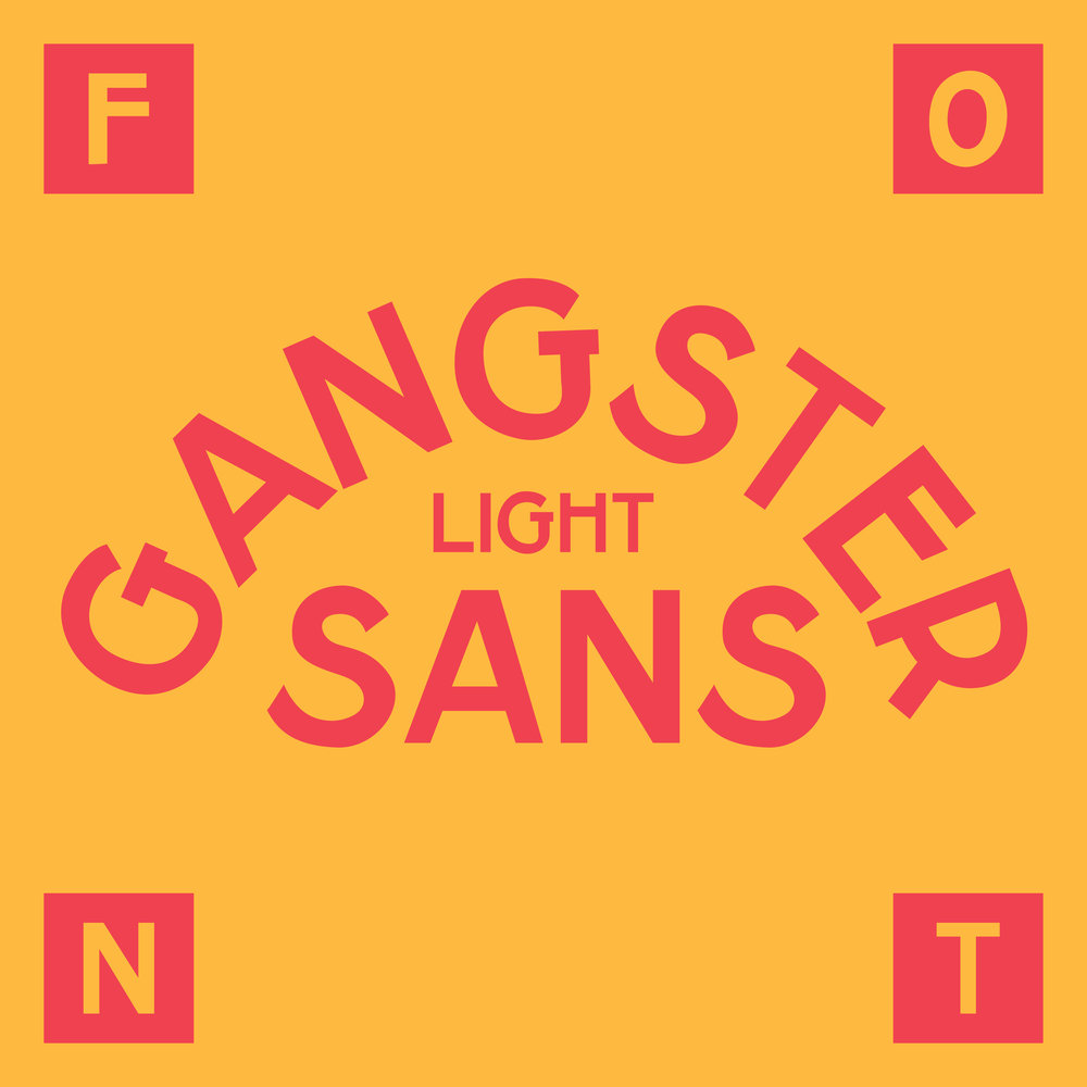 Пример шрифта Gangster Sans #1