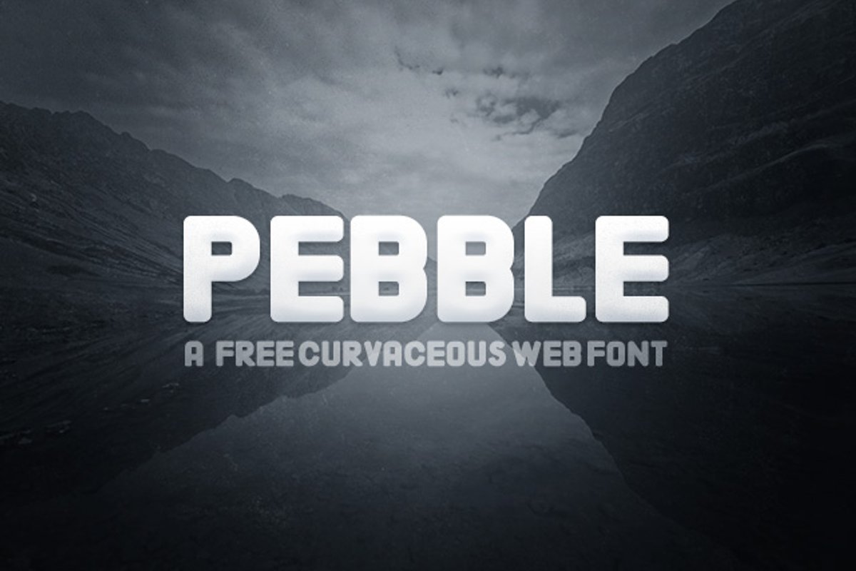 Пример шрифта Pebble #1