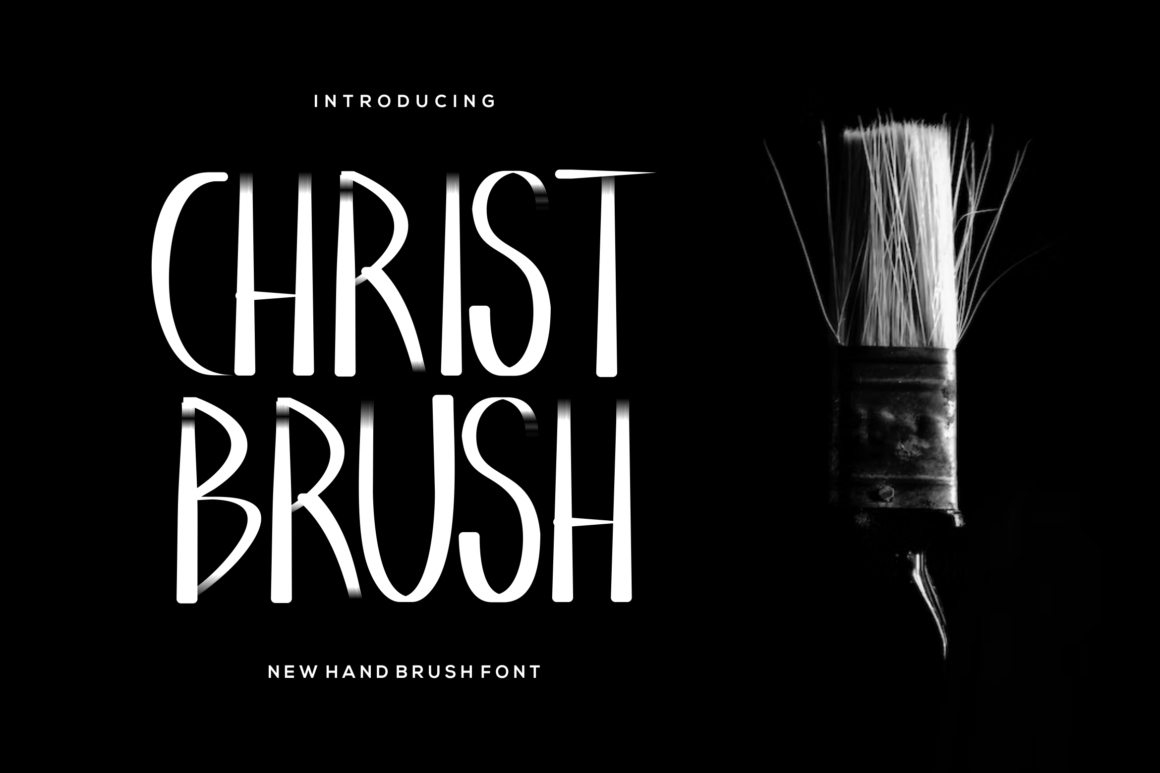 Пример шрифта Christbrush #1