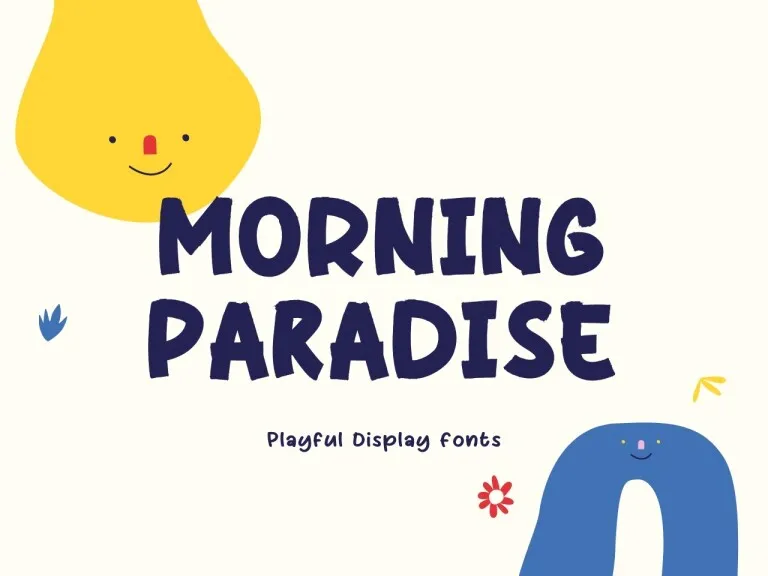 Пример шрифта Morning Paradise #1