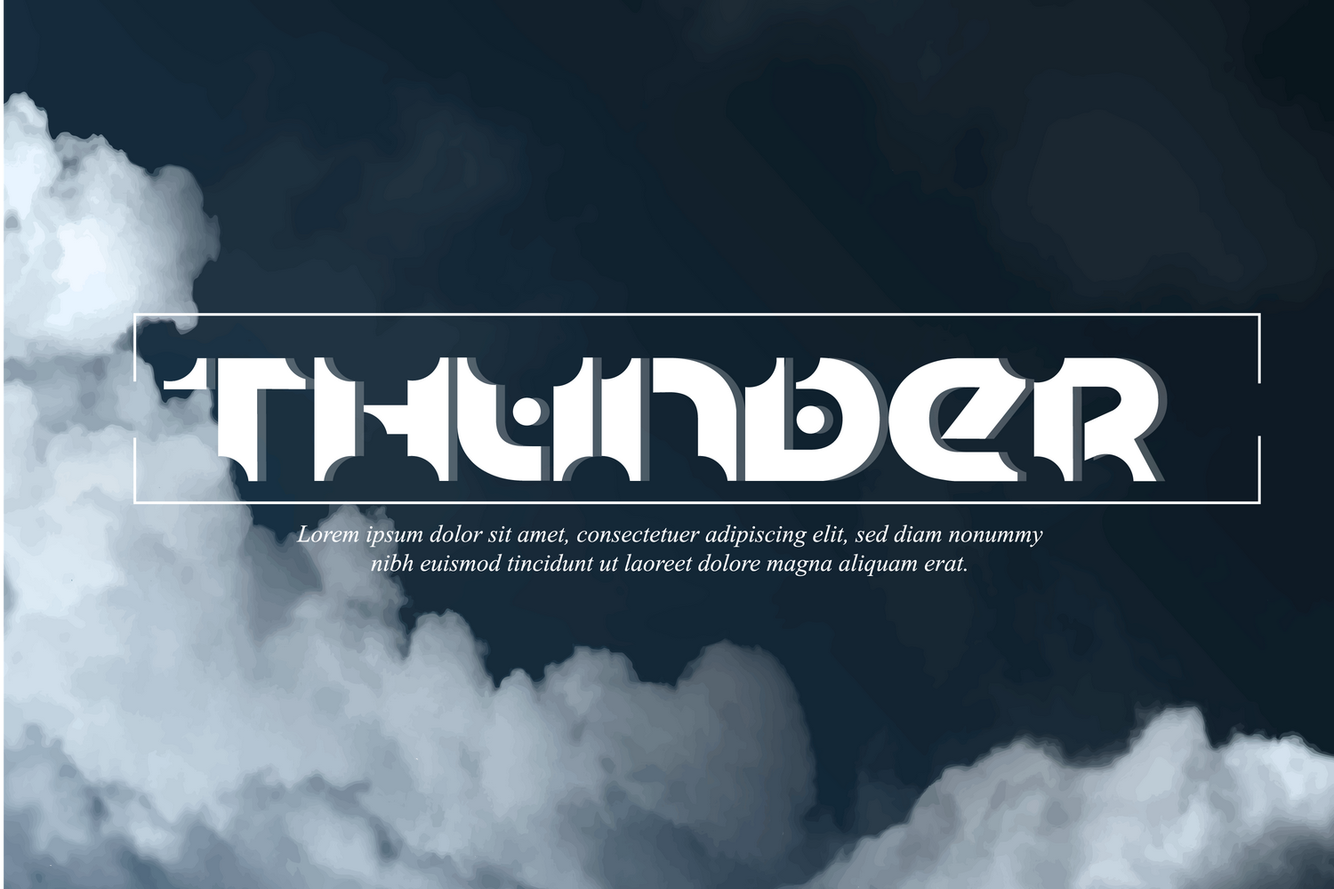 Пример шрифта Justice Display #1