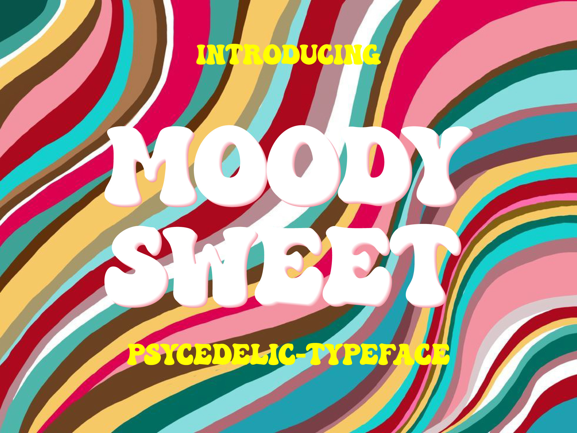 Пример шрифта Moodysweet #1