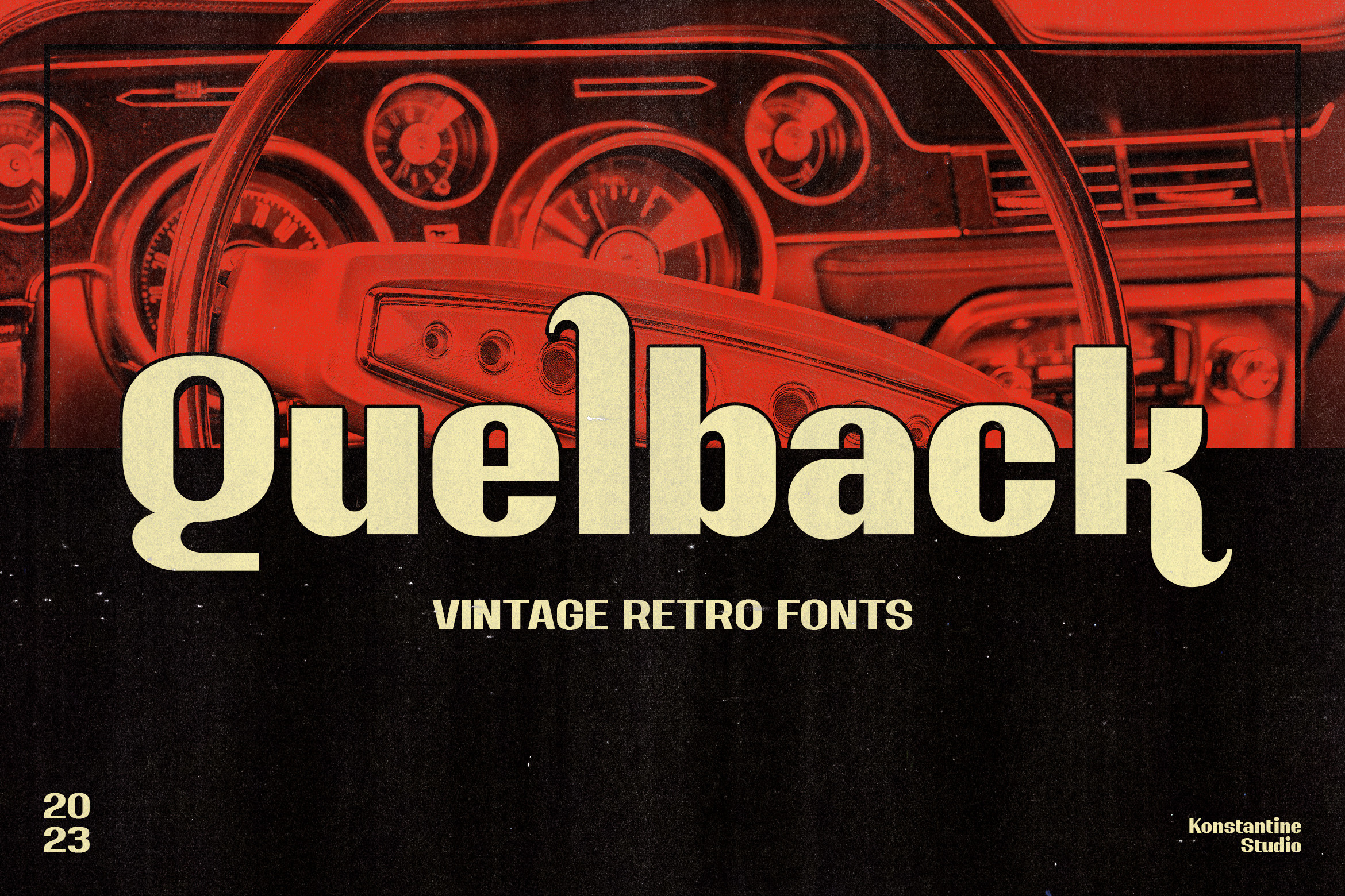 Пример шрифта Quelback #1