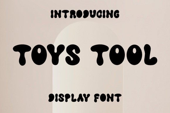 Пример шрифта Toys Tool #1