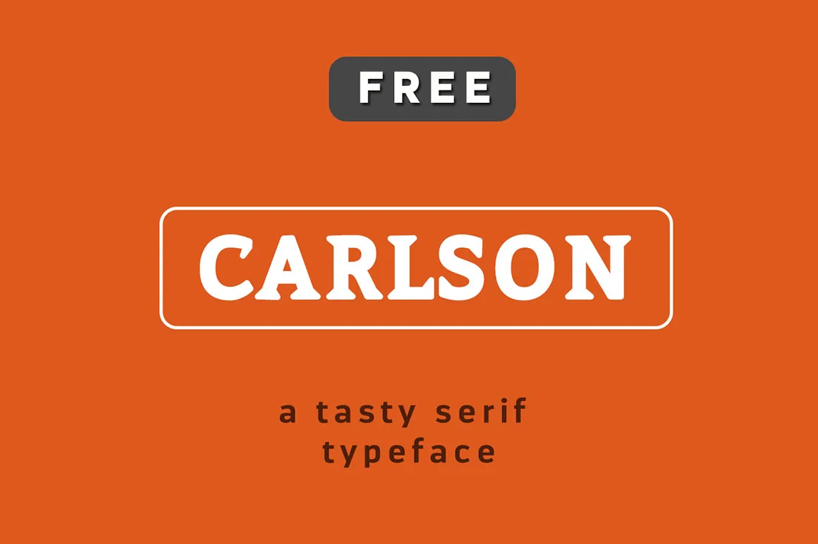 Пример шрифта Carlson #1