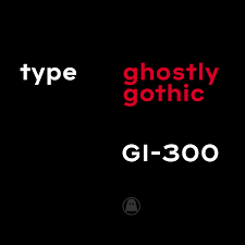 Пример шрифта Ghostly Gothic #1