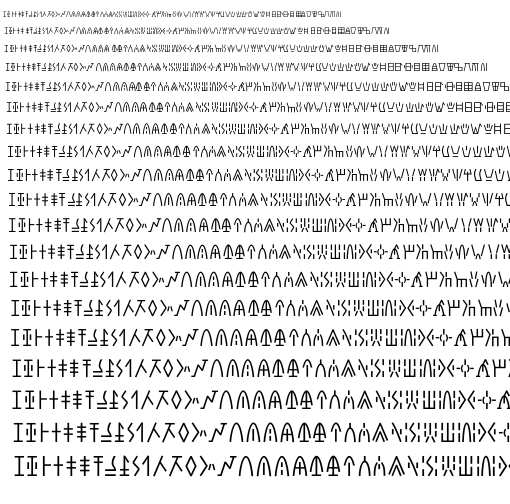 Пример шрифта Noto Sans Cypro Minoan #2