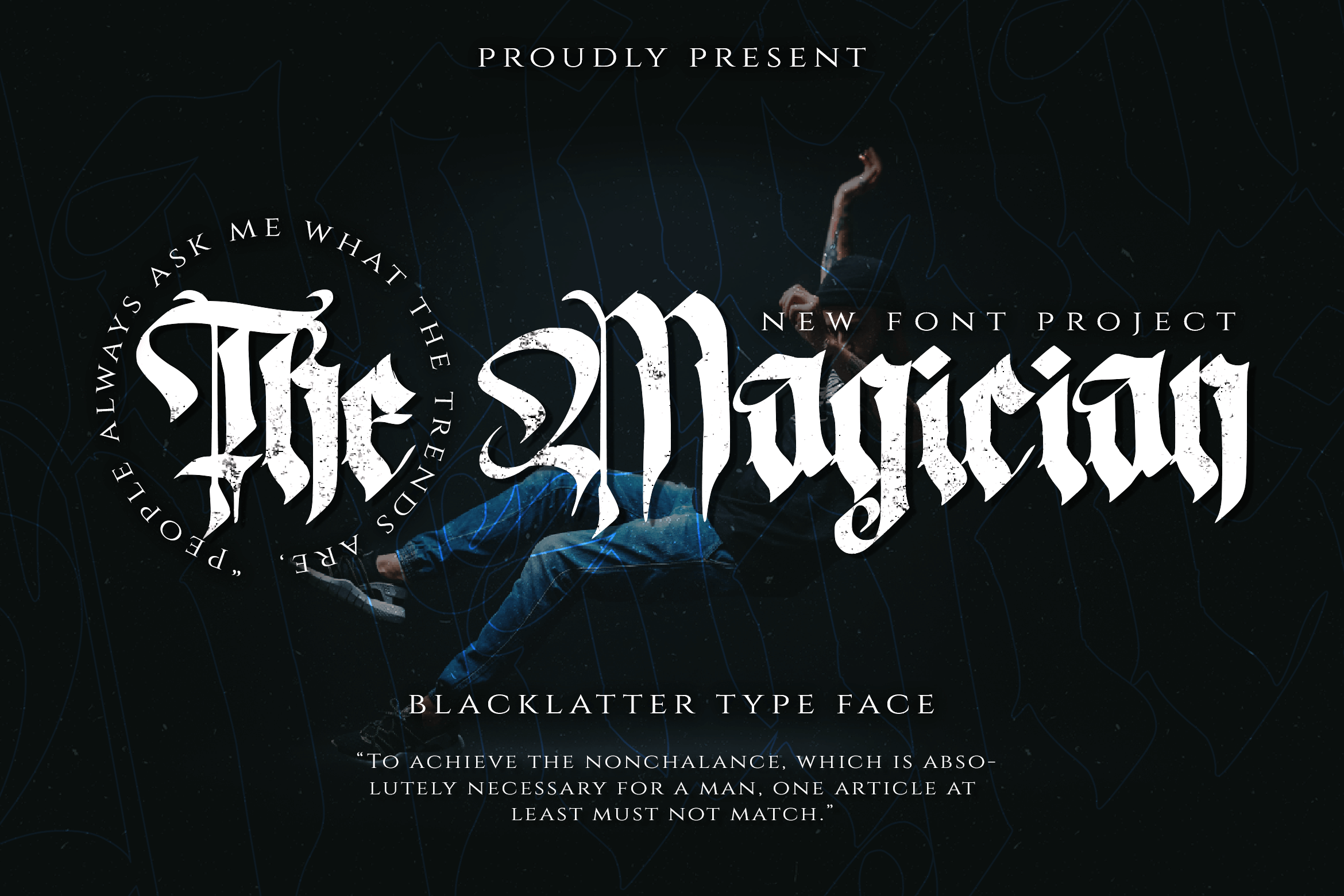 Пример шрифта The Magician #1