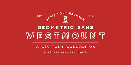 Пример шрифта Westmount #1