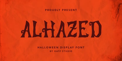Пример шрифта Alhazed #1
