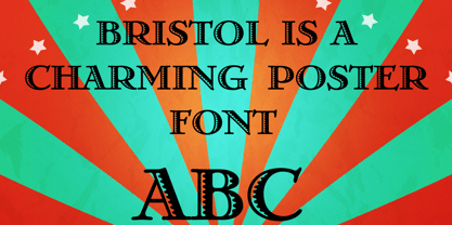 Пример шрифта Bristol #4