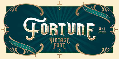 Пример шрифта Fortune Vintage #1
