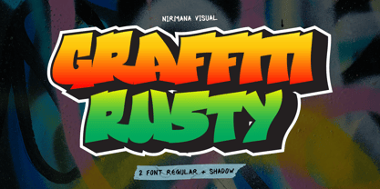 Пример шрифта Graffiti Rusty #1