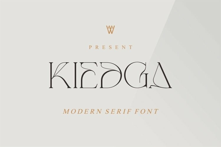 Пример шрифта Kiedga #1