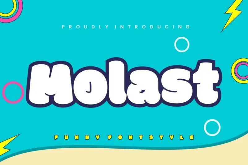 Пример шрифта Molast #1