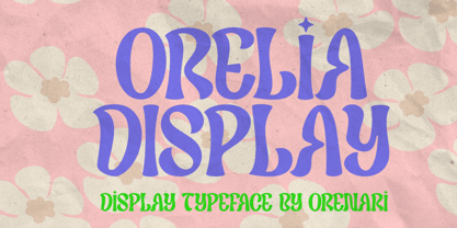 Пример шрифта Orelia Display #1