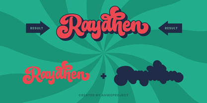 Пример шрифта Raydhen #5