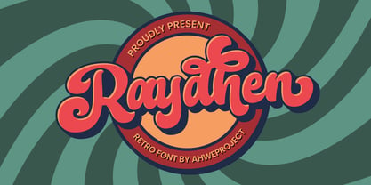 Пример шрифта Raydhen #1