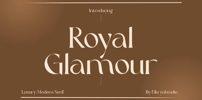 Пример шрифта Royal Glamour #1