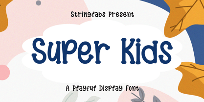 Пример шрифта Super Kids #1
