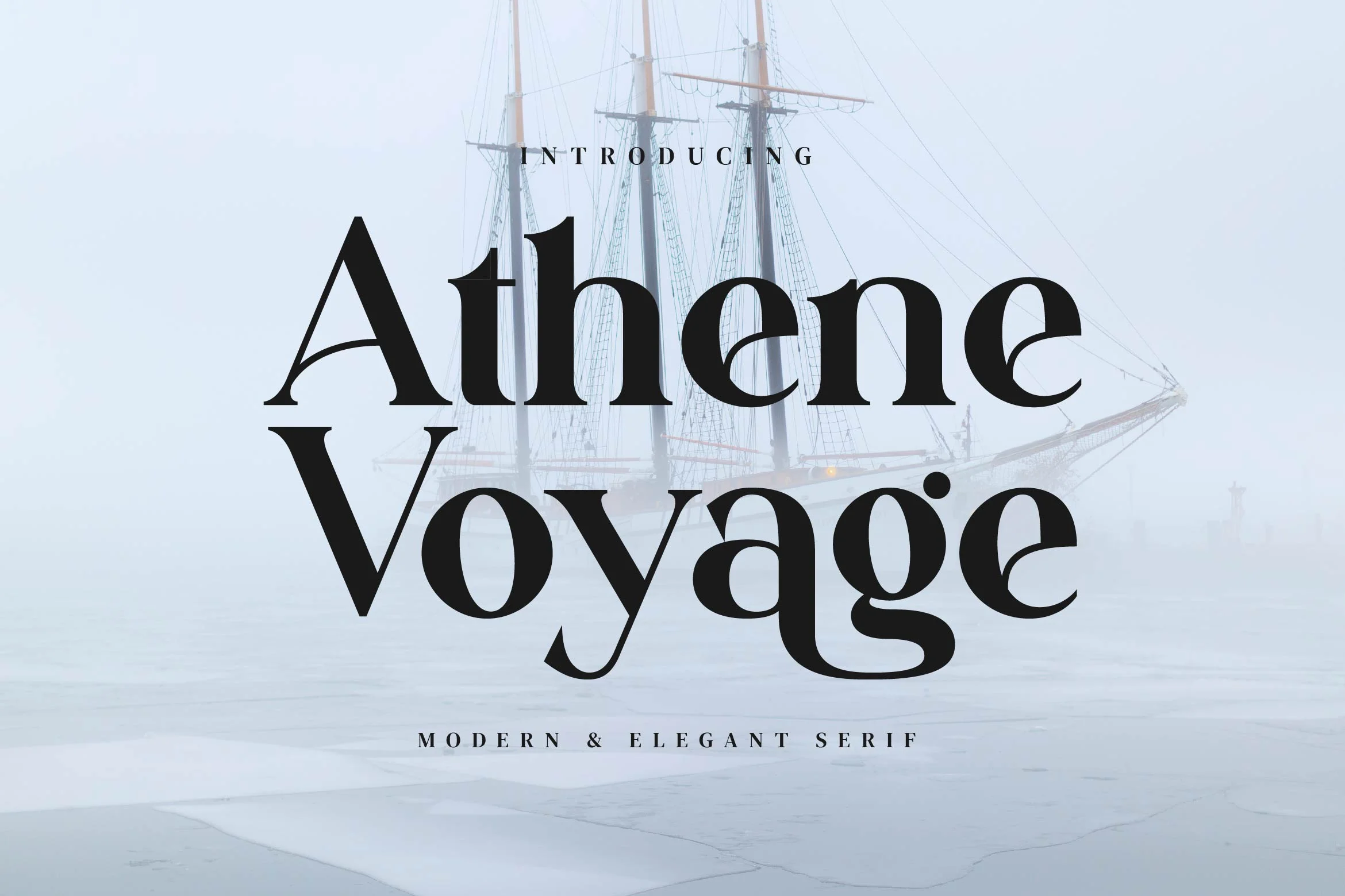 Пример шрифта Athene Voyage #1