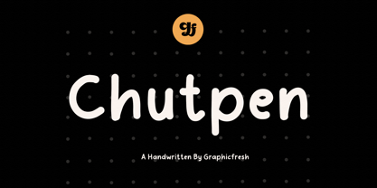 Пример шрифта Chutpen #1
