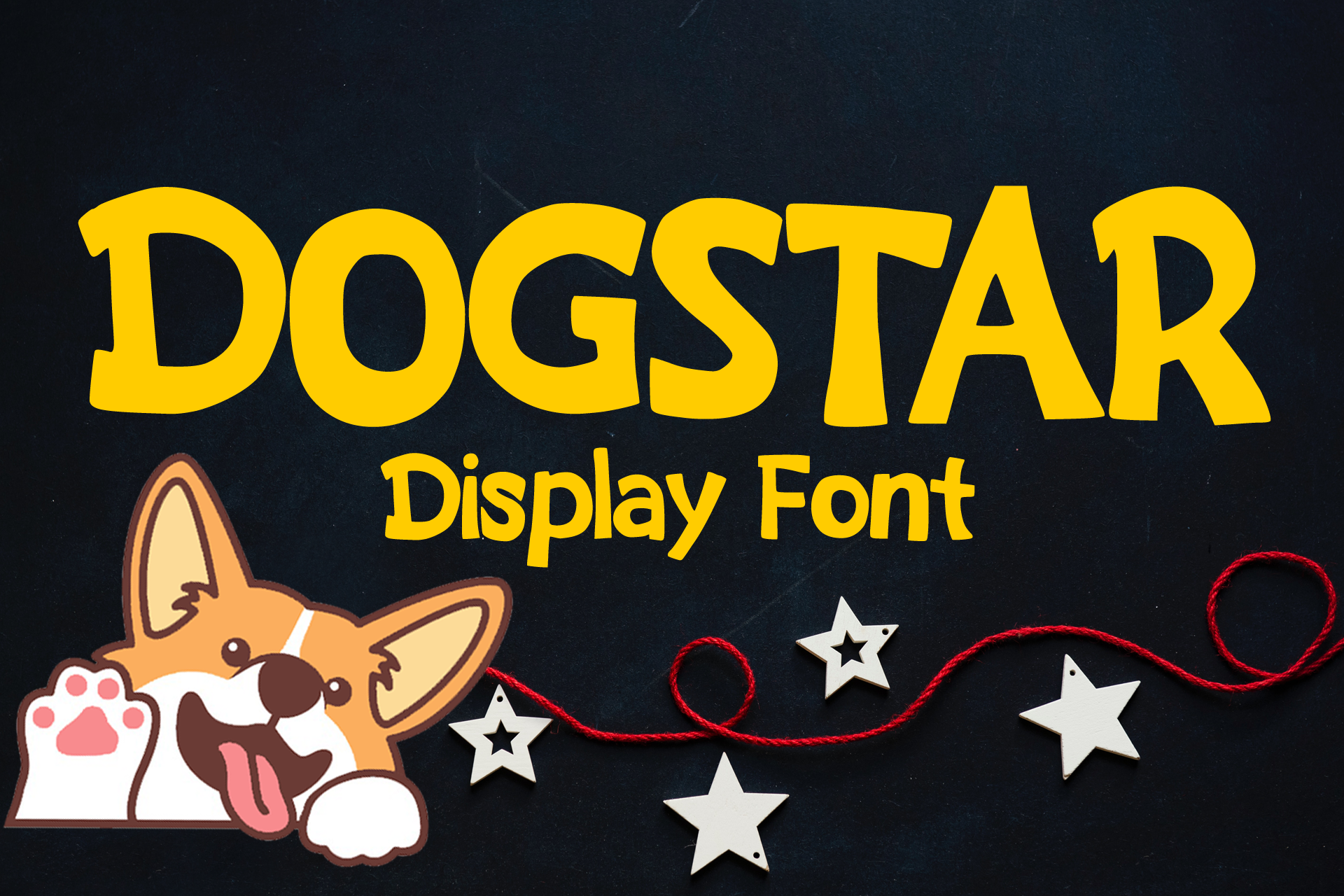 Пример шрифта Dogstar #1