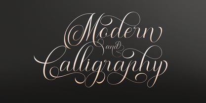 Пример шрифта Maldini Script #5