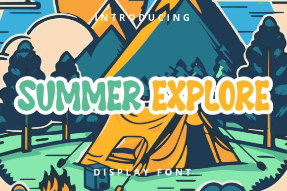 Пример шрифта Summer Explore #1