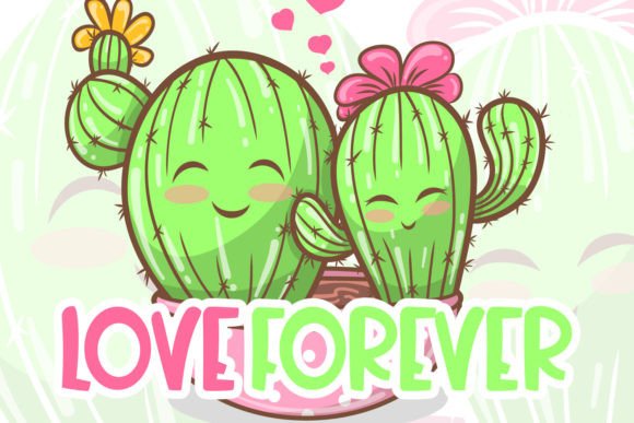 Пример шрифта Cactus Paint #2