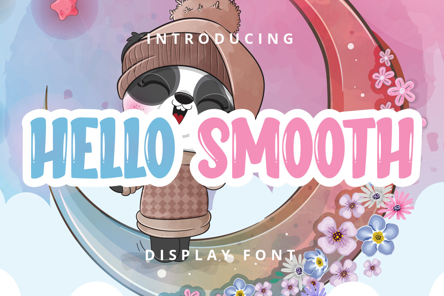 Пример шрифта Hello Smooth #1