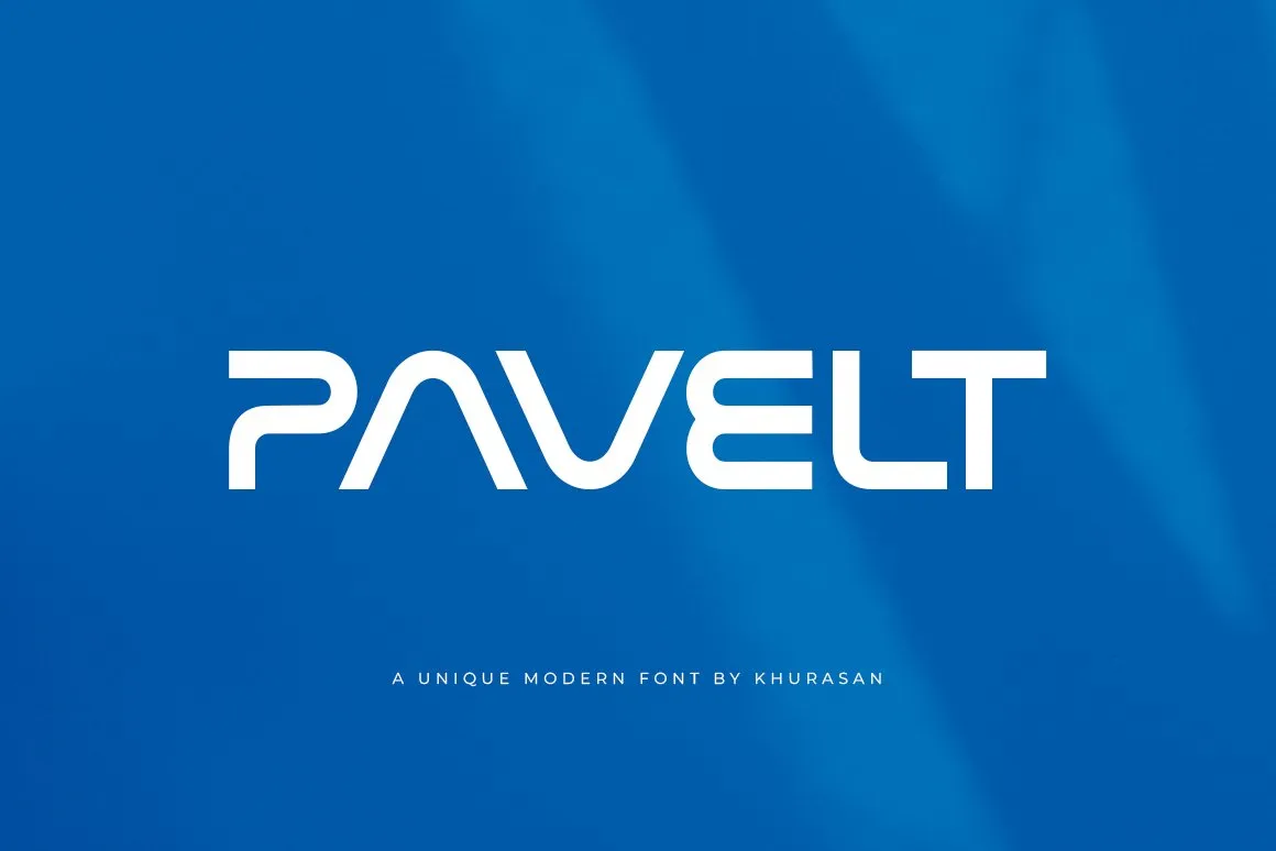 Пример шрифта Pavelt #1