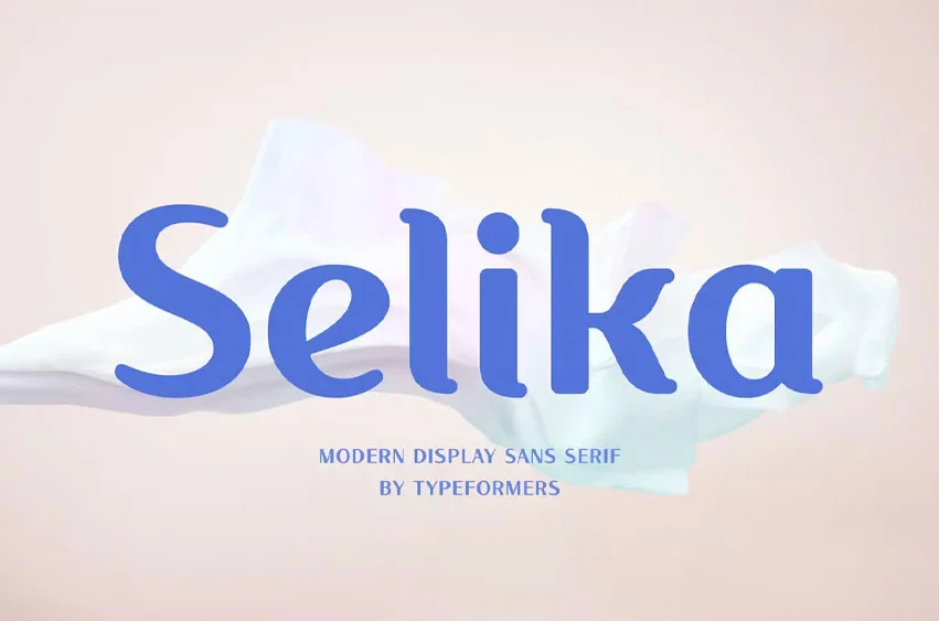 Пример шрифта Selika #1