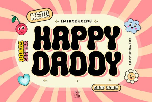 Пример шрифта Happy Daddy #1