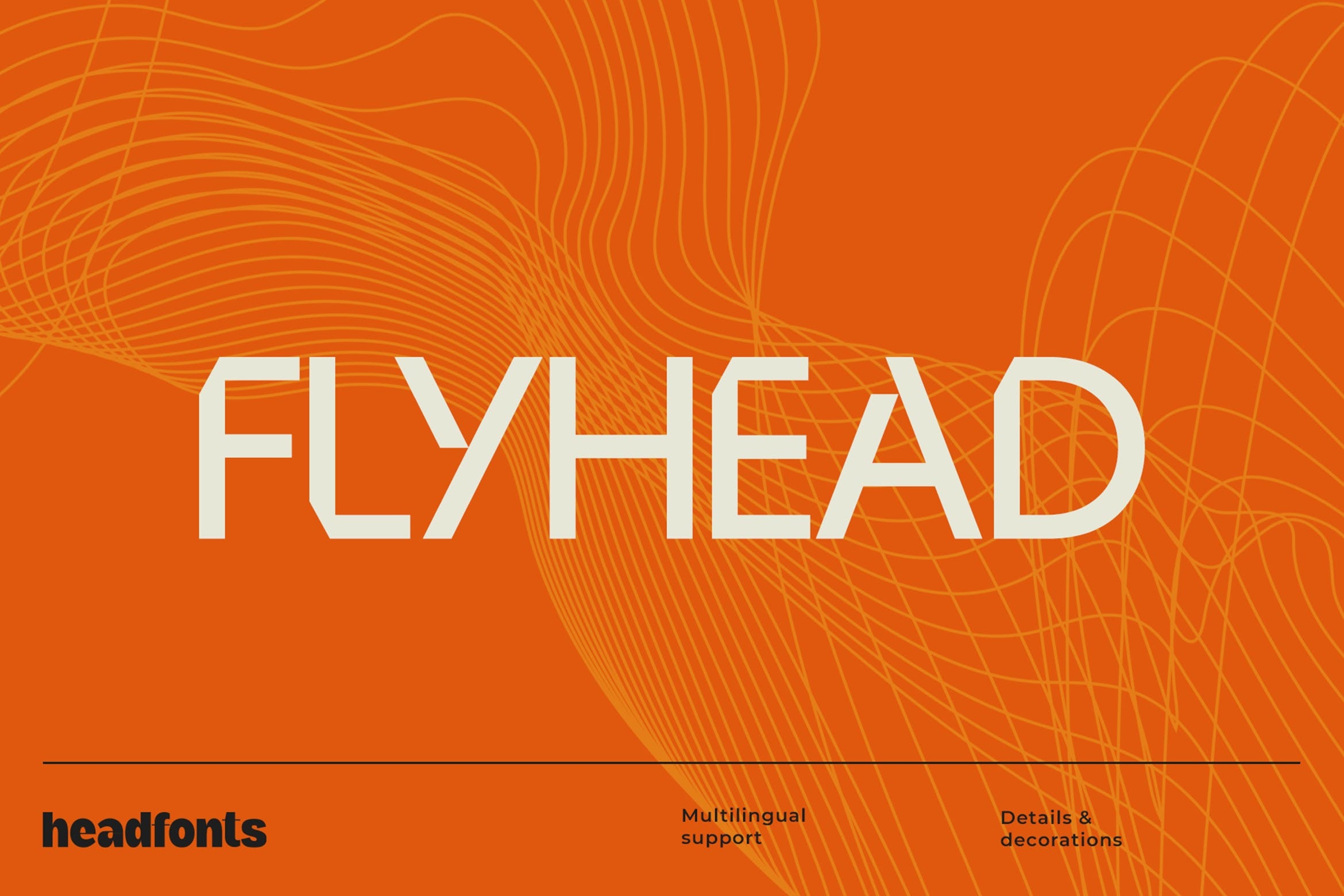 Пример шрифта Flyhead #1