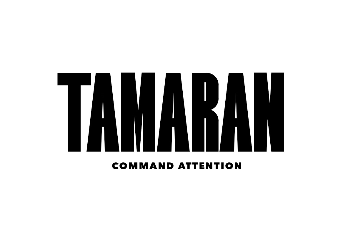 Пример шрифта Tamaran #1