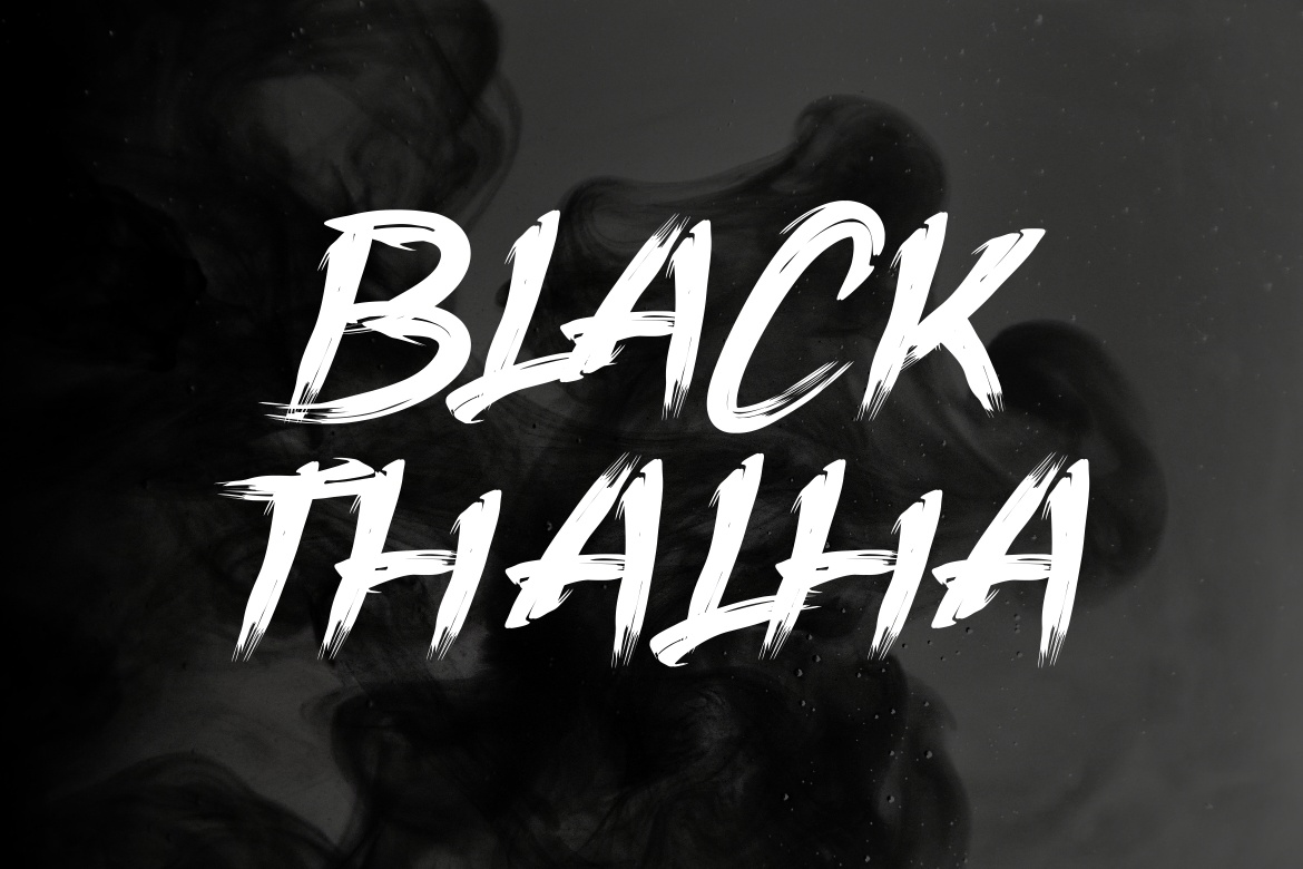 Пример шрифта Black Thalha #1