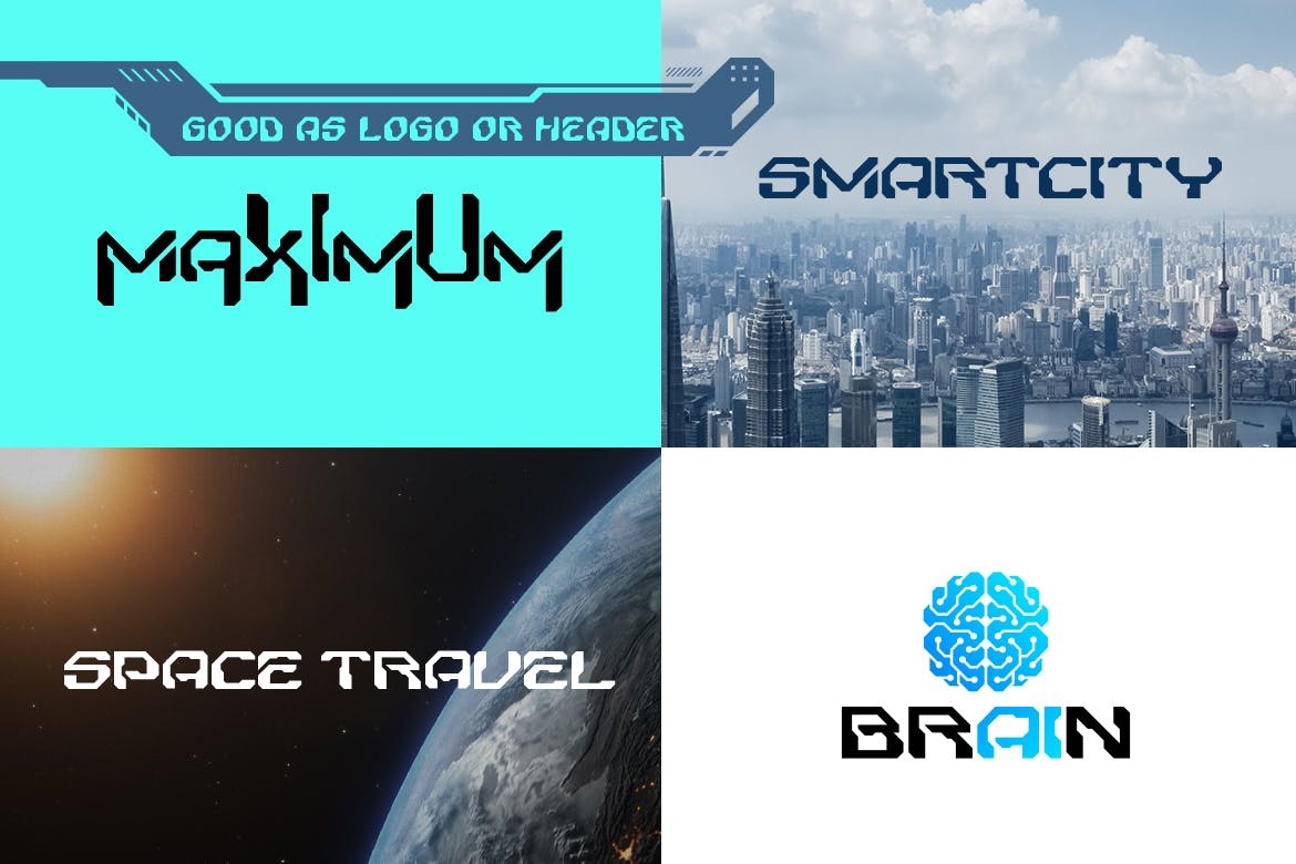 Пример шрифта AiTech Sharp Extended #4