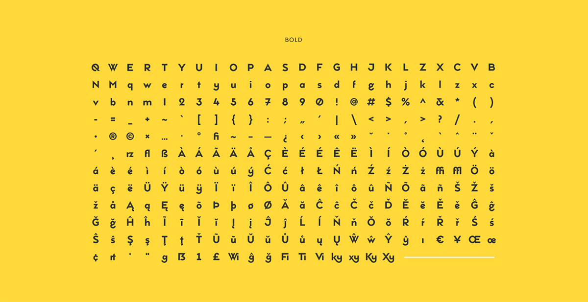 Пример шрифта EDGE DISPLAY #3