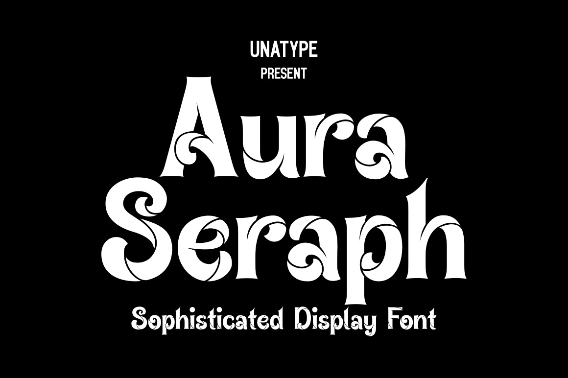 Пример шрифта Aura Seraph #1