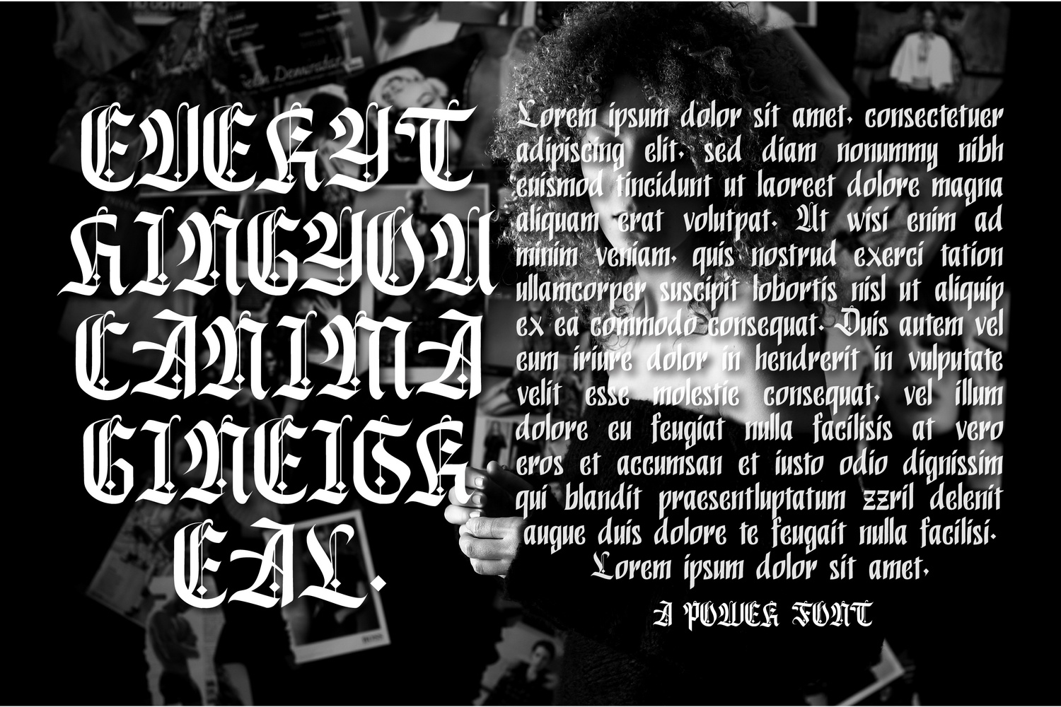 Пример шрифта Power #4