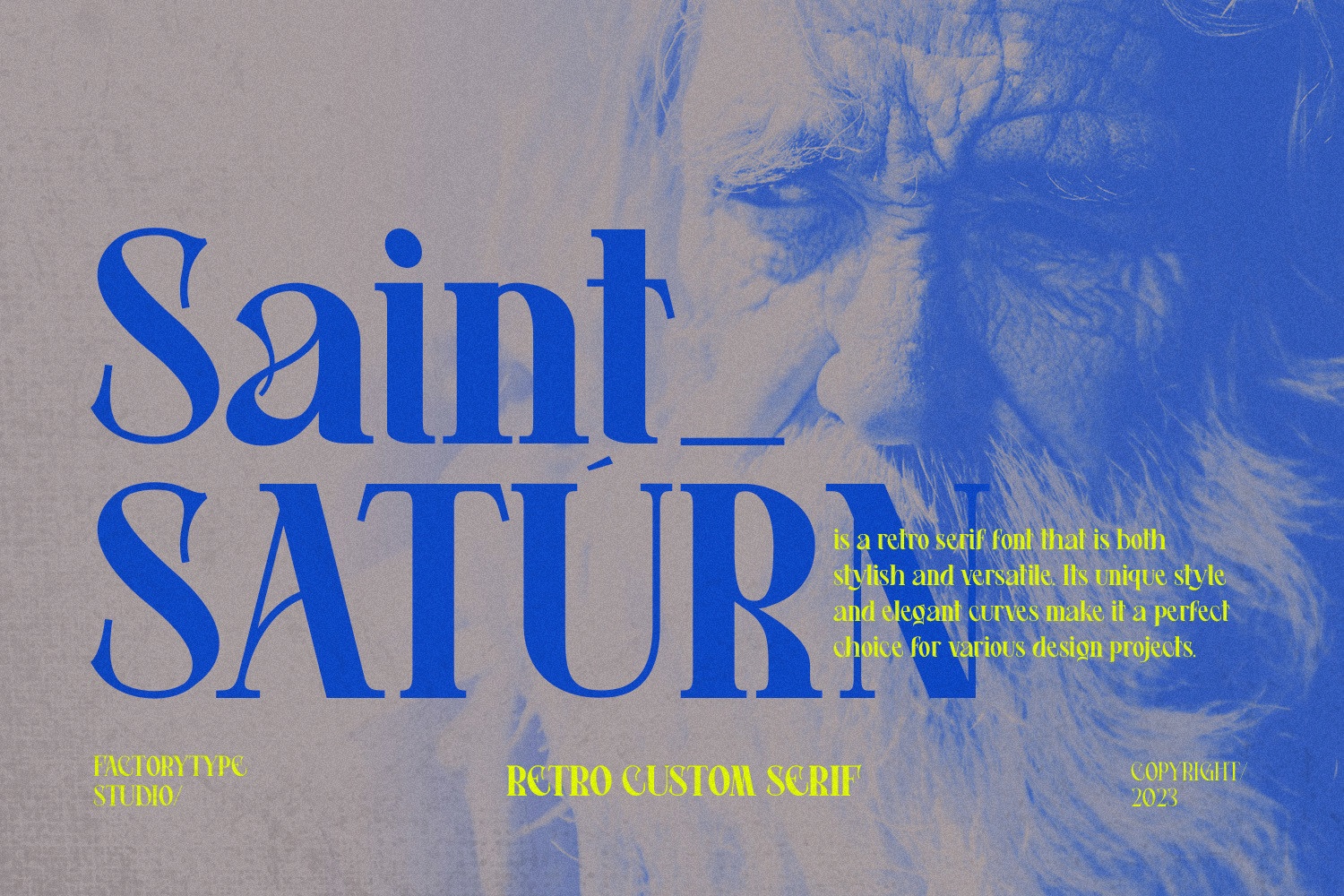 Пример шрифта Saint Saturn #1