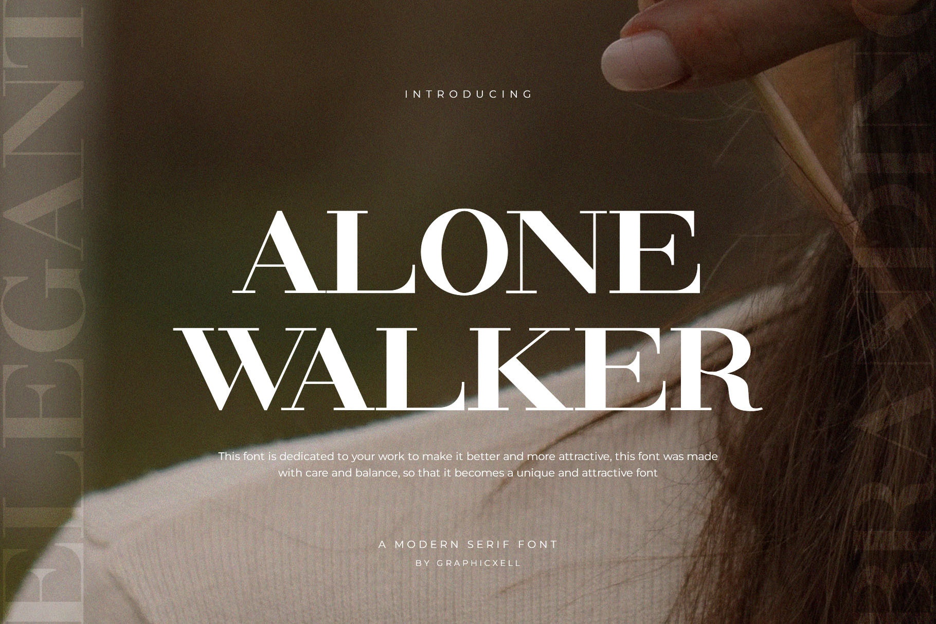 Пример шрифта Alone Walker #1