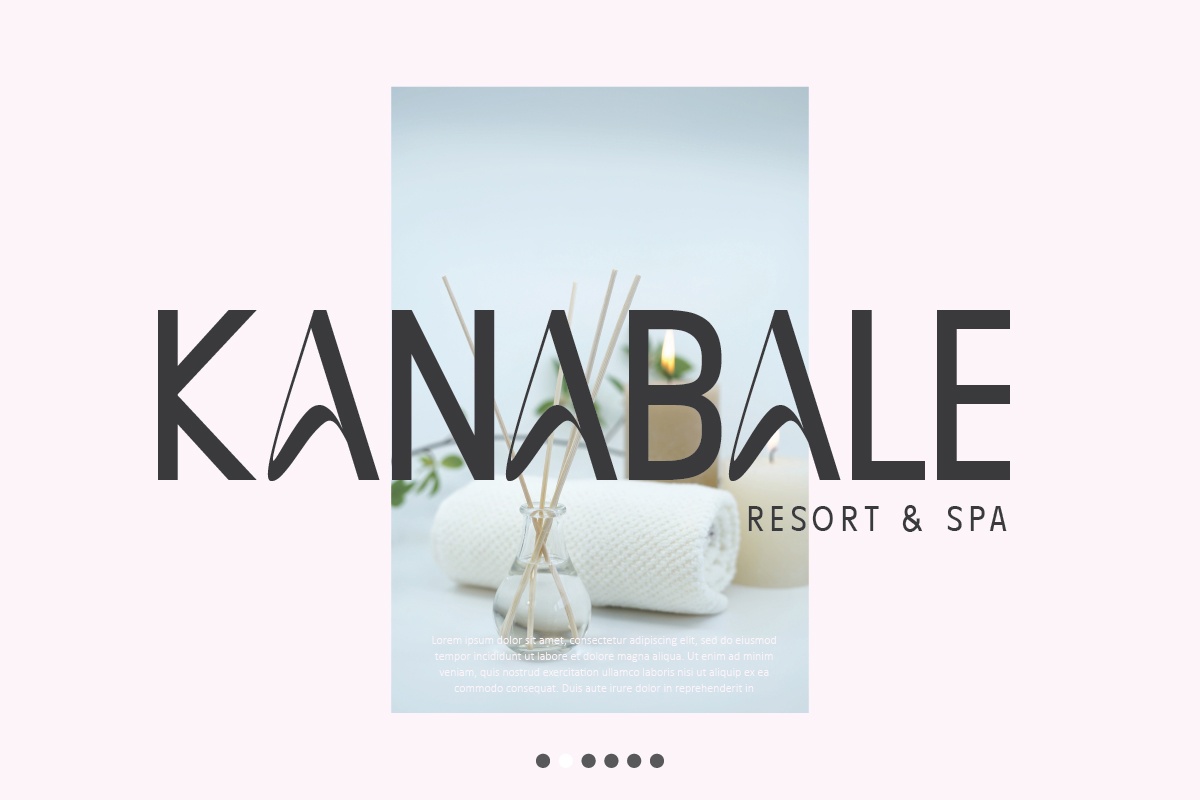 Пример шрифта Luminaire #2